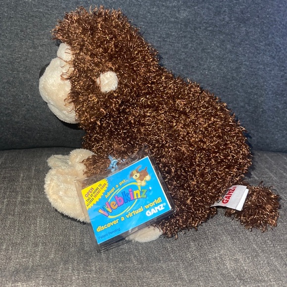 WEBKINZ Ganz CHEEKY MONKEY HM080 w/hang & but Tag No Code plush stuffed animal - Picture 4 of 14